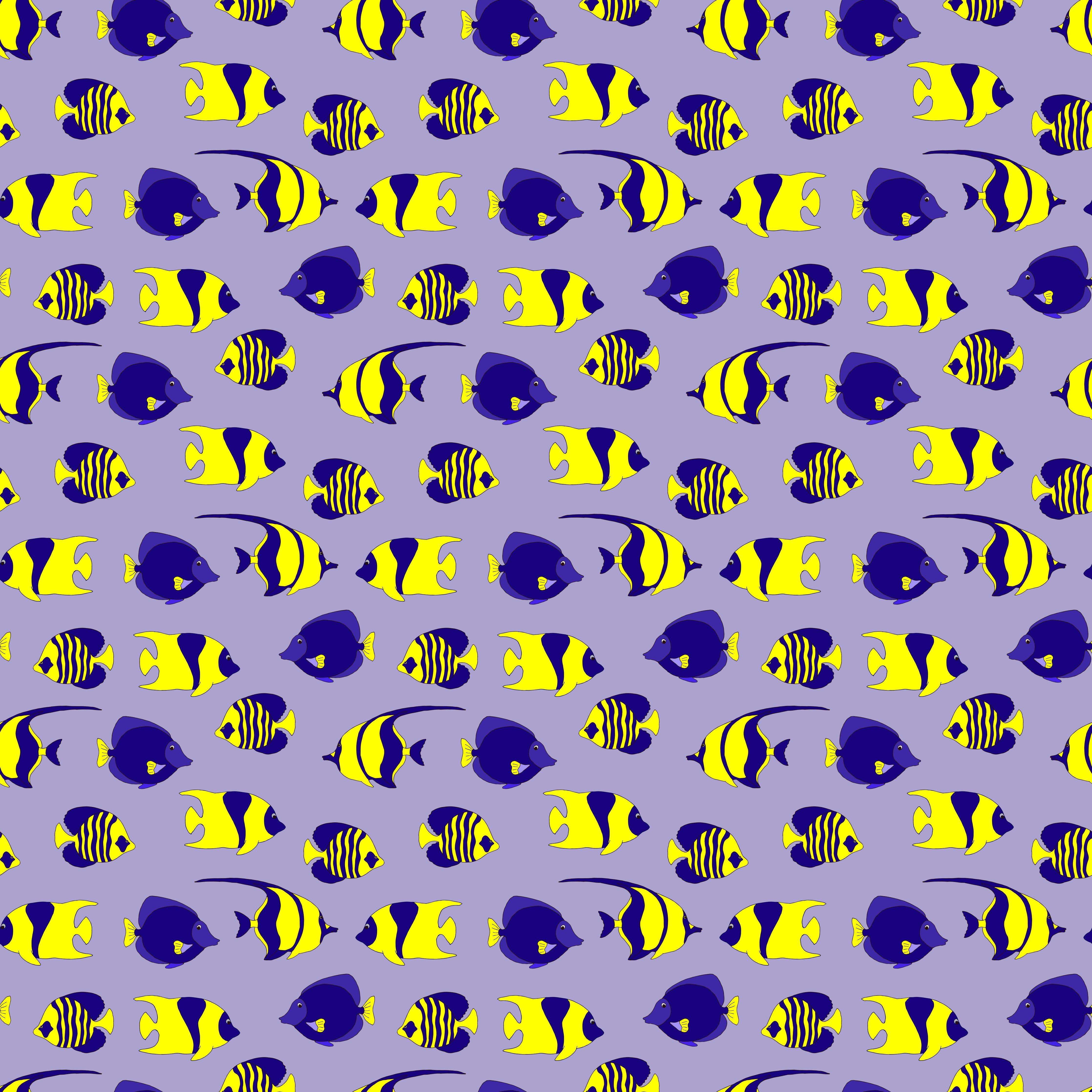 Waschbecken-Rückwand-Bunte Fische auf violettem Hintergrund