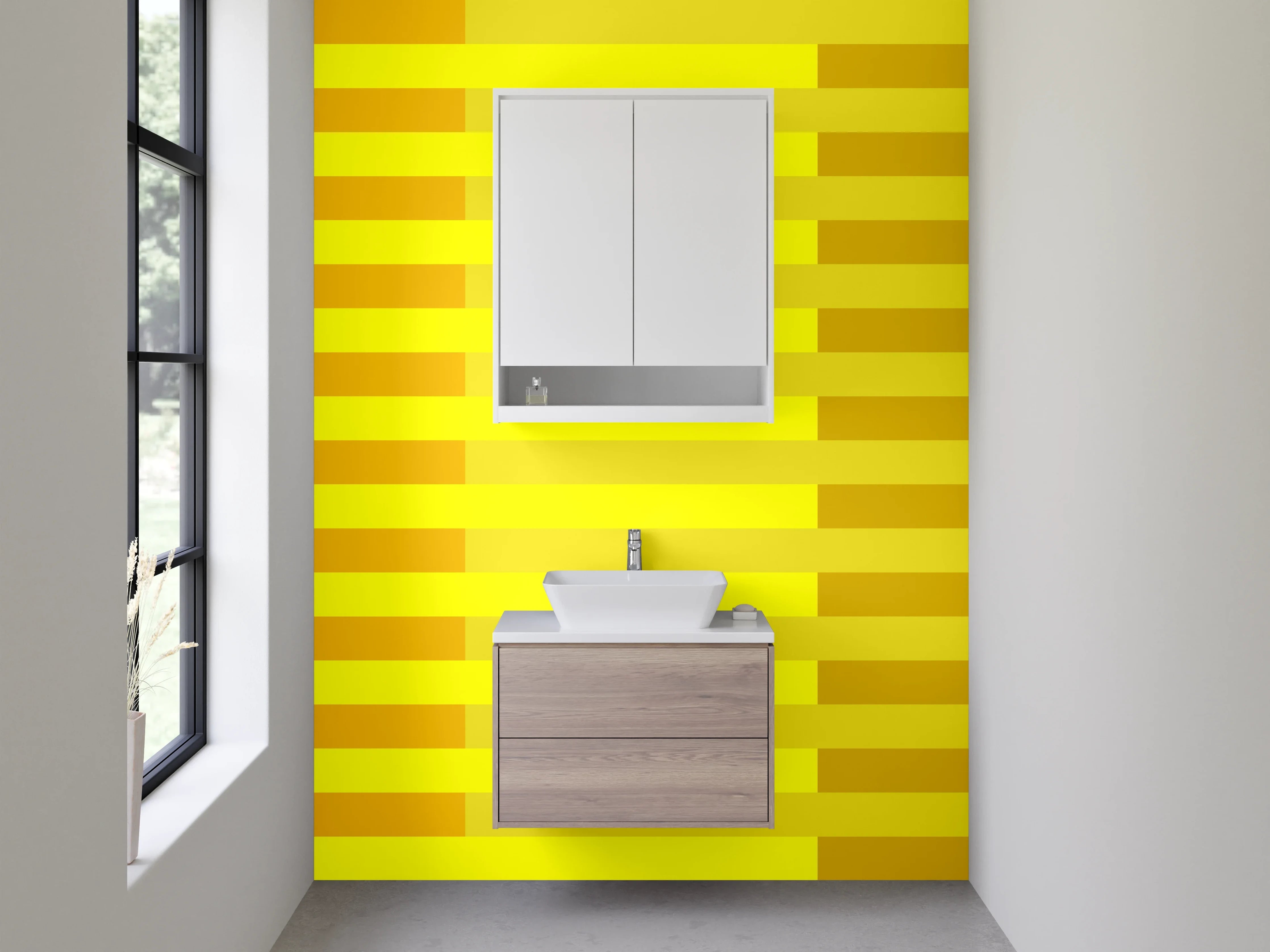 Waschbecken-Rückwand - Elegante Grautöne für dein modernes Badezimmer