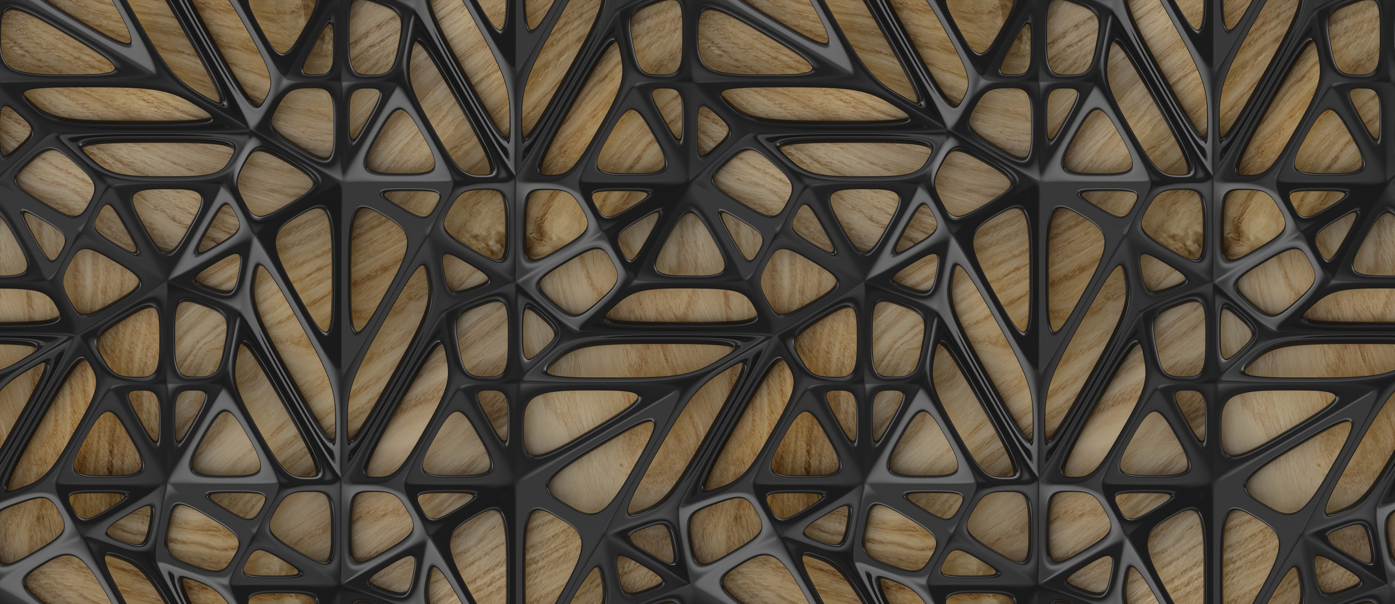 Waschbecken-Rückwand-Geometrisches Holz-Muster für Rückwände