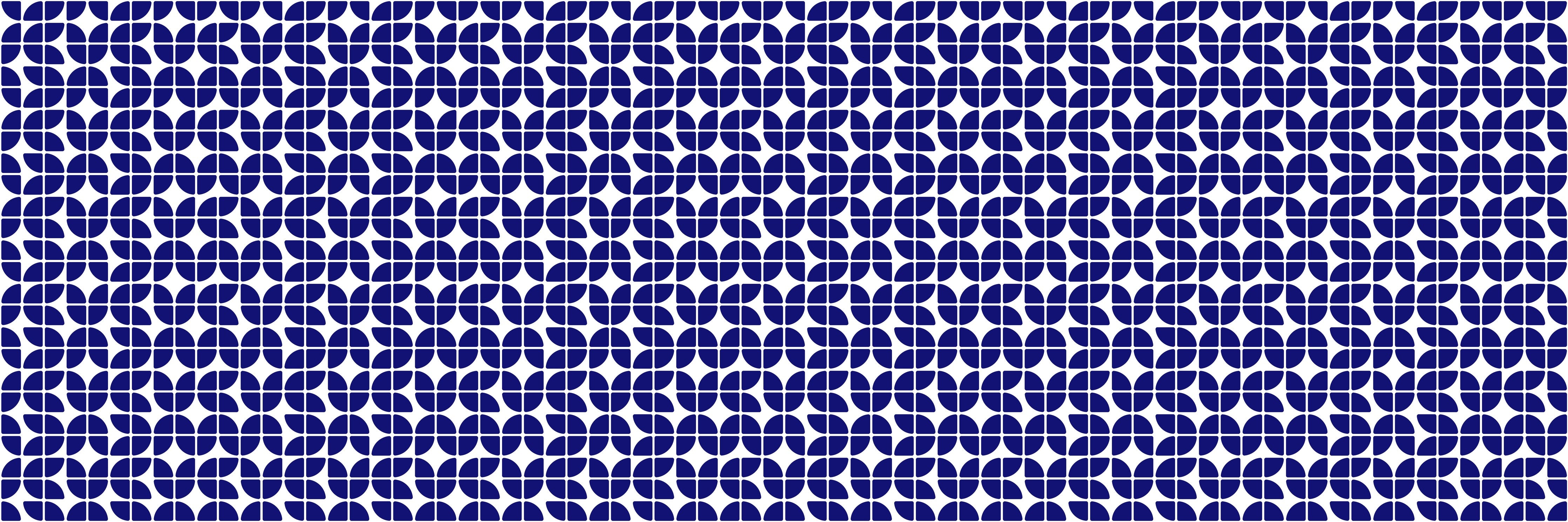 Waschbecken-Rückwand-Geometrisches Mosaikmuster Blau Weiß