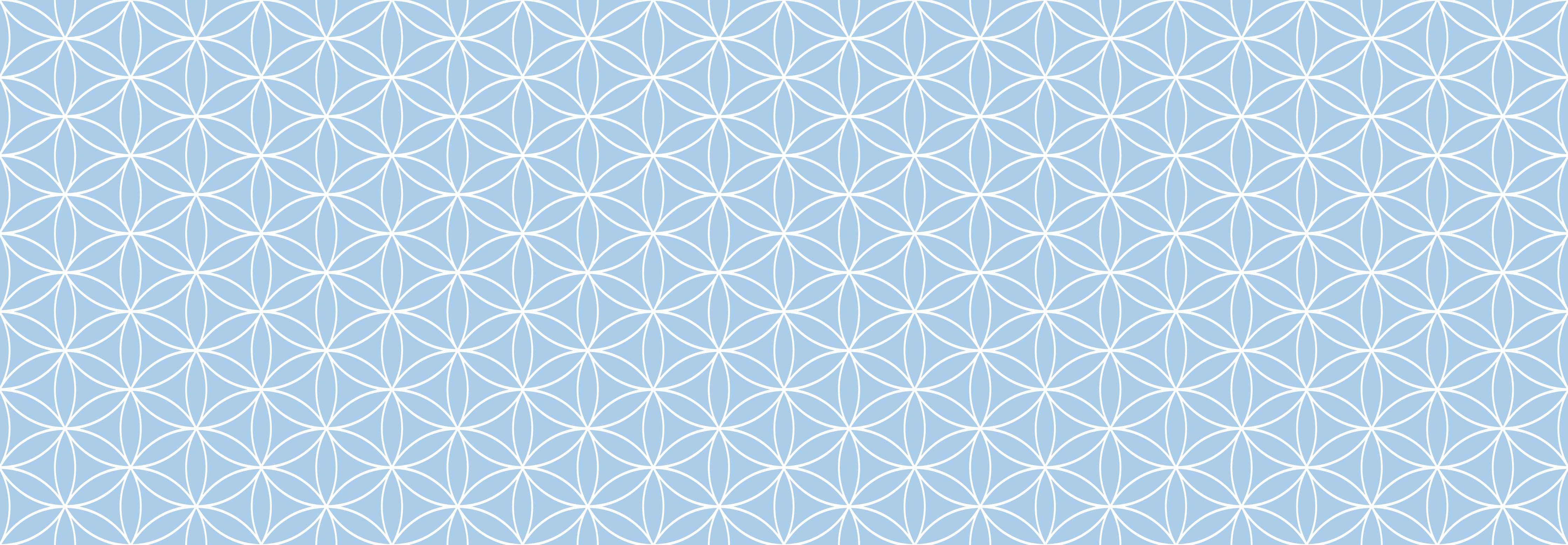 Waschbecken-Rückwand-Geometrisches Muster hellblau weiß