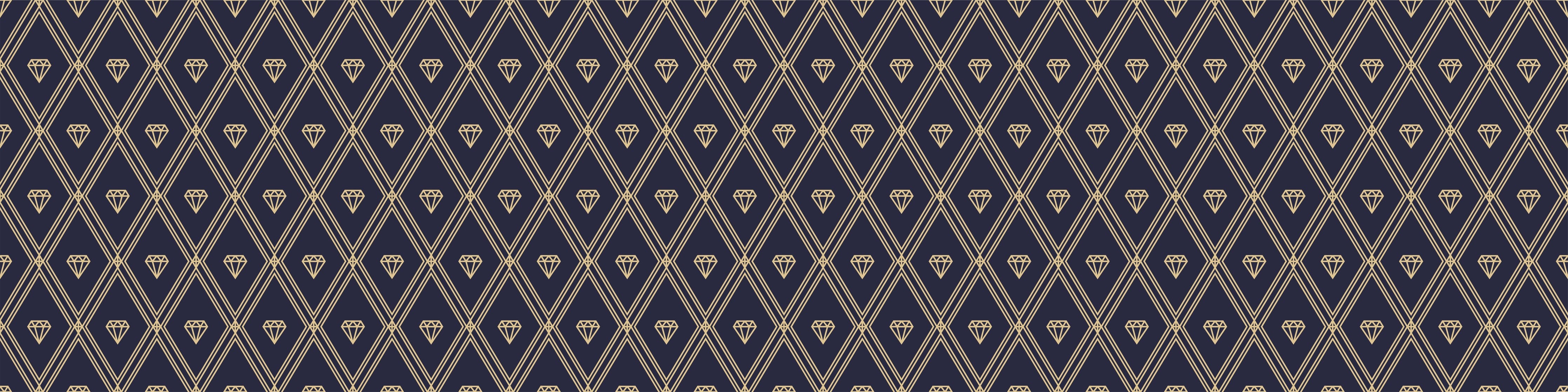 Waschbecken-Rückwand-Geometrisches Rautenmuster Modern Navy