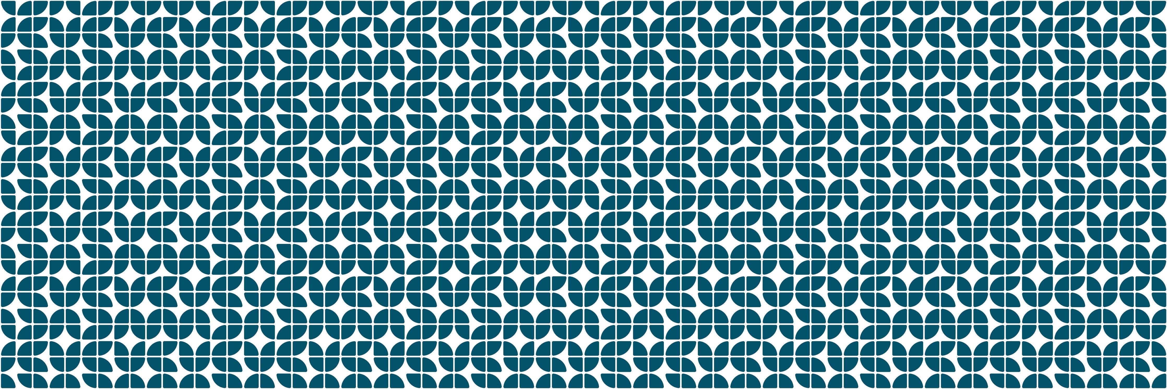 Waschbecken-Rückwand-Geometrisches Retro-Muster in Blau-Weiß