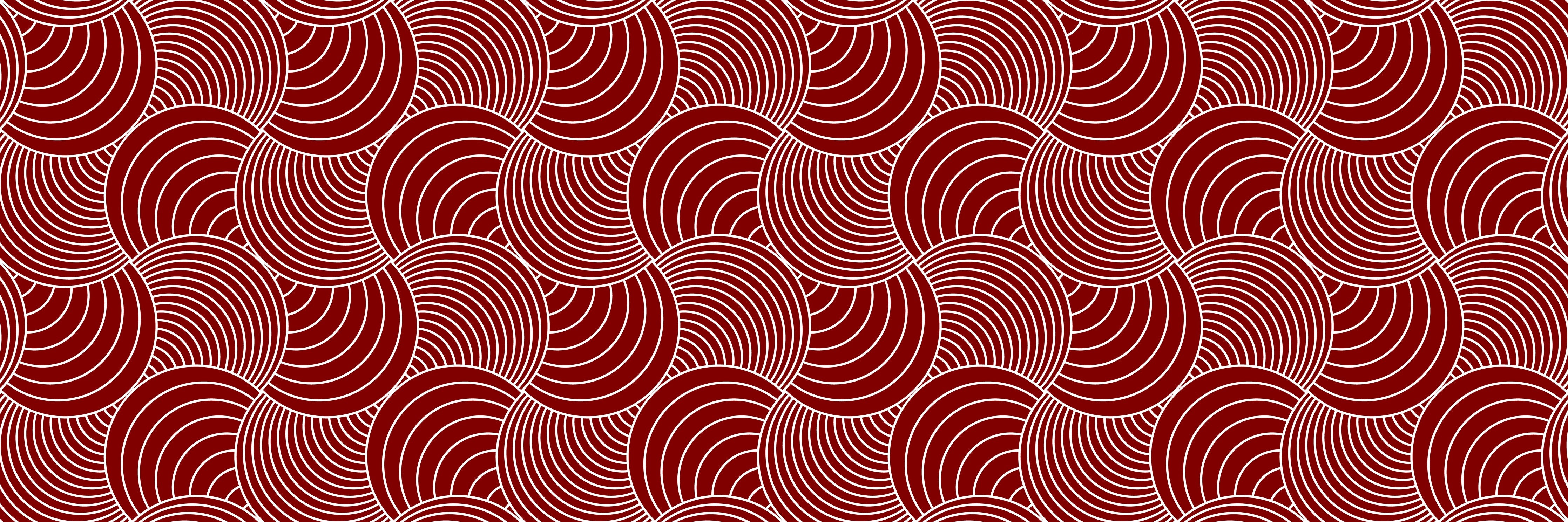 Waschbecken-Rückwand-Geometrisches Wellenmuster Rot Weiß