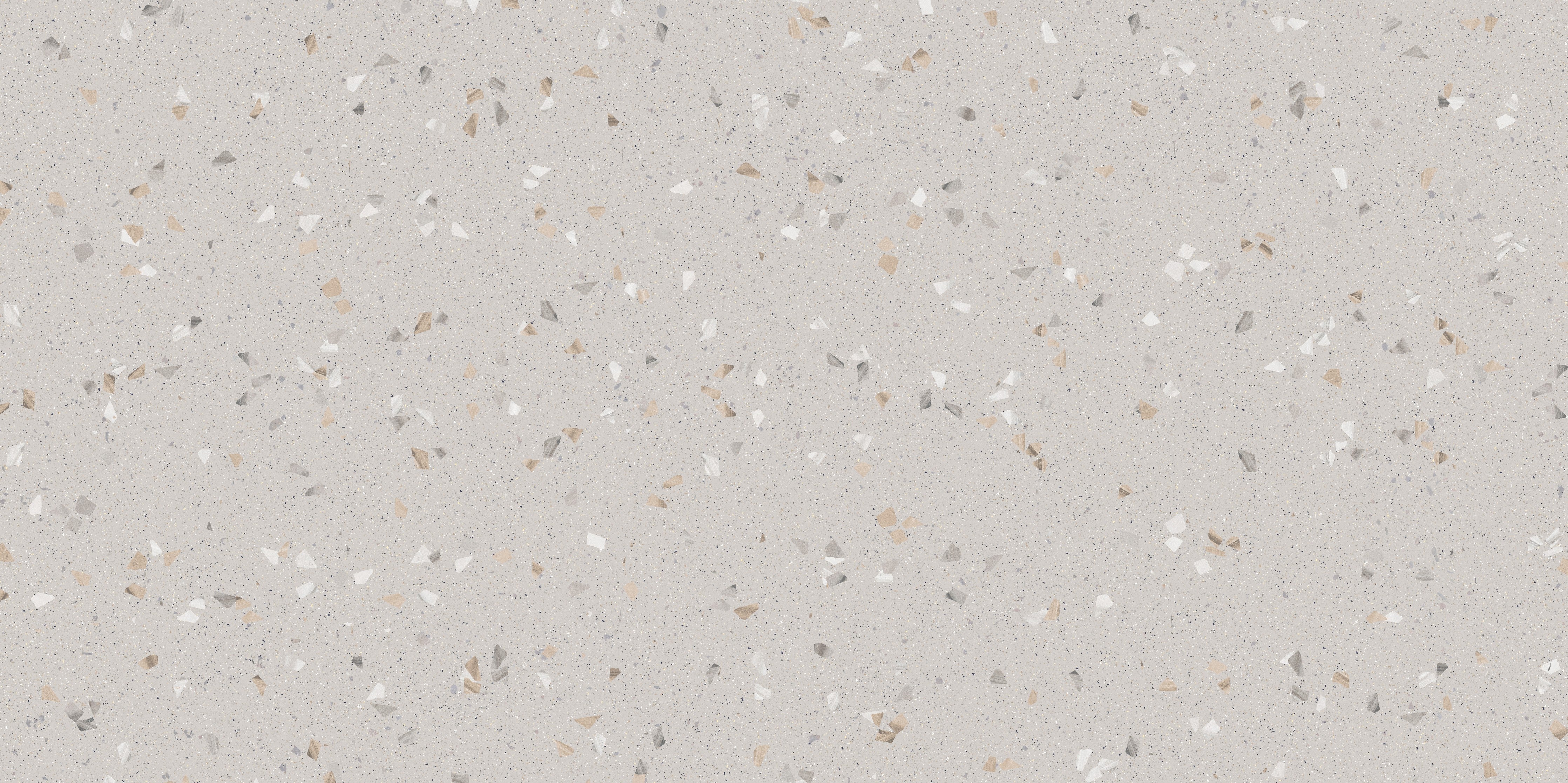 Waschbecken-Rückwand-Heller Terrazzo-Look mit weißen Sprenkeln