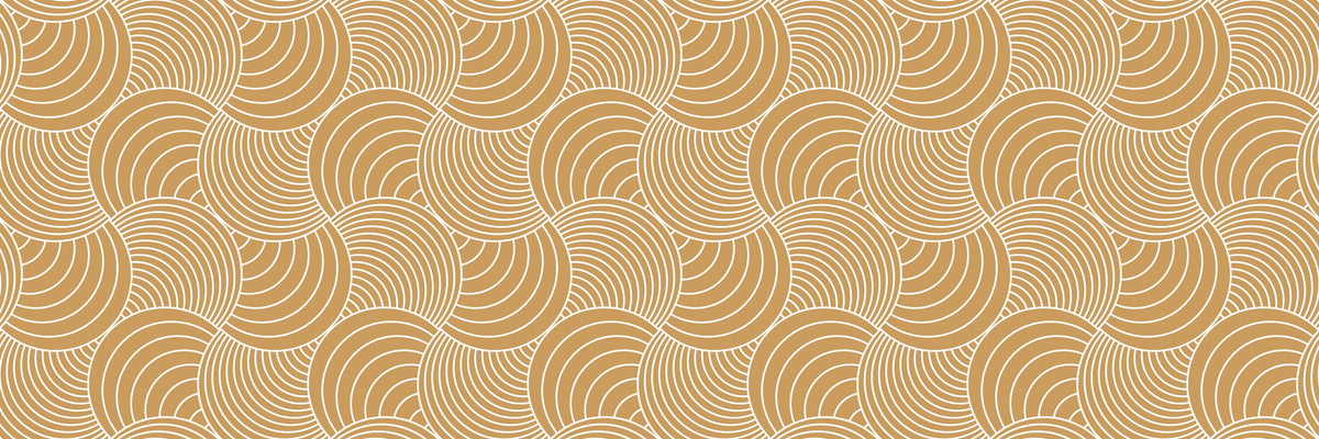 Waschbecken-Rückwand-Japanisches Wellenmuster Beige Modern