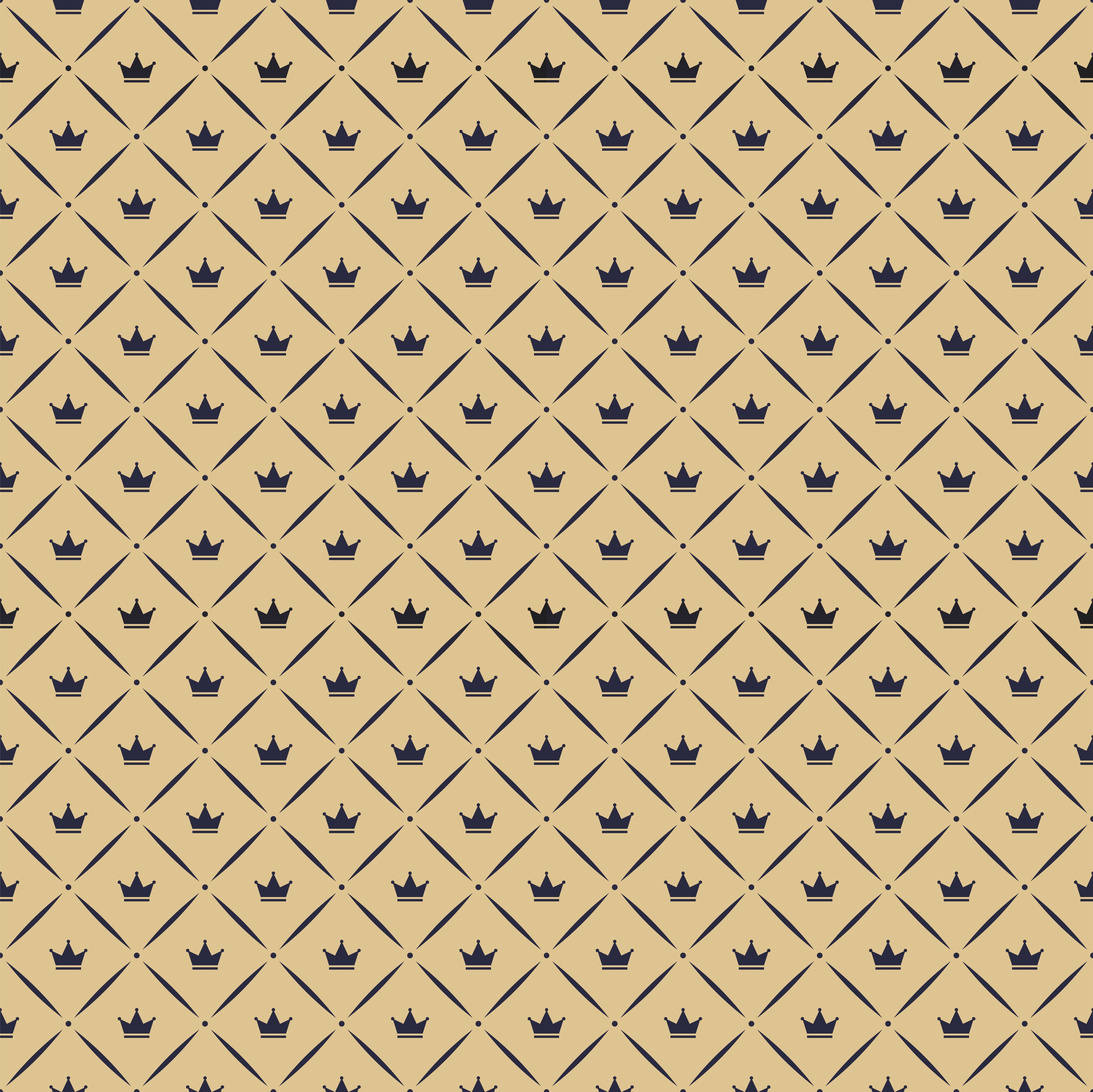 Waschbecken-Rückwand-Krönchen Muster Fliesenoptik Beige Schwarz