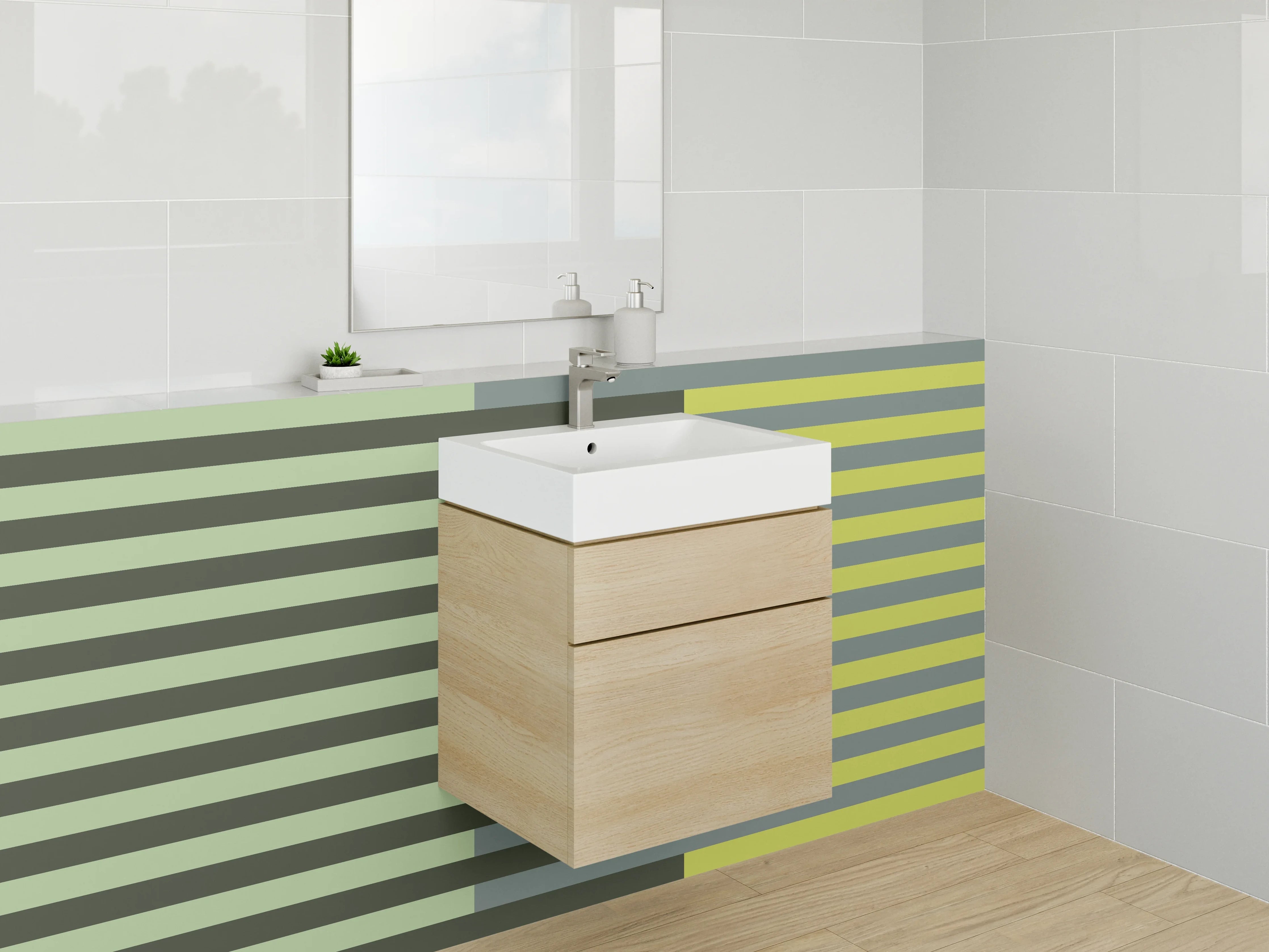 Waschbecken-Rückwand - Moderne Atmungsaktive Sportbekleidung