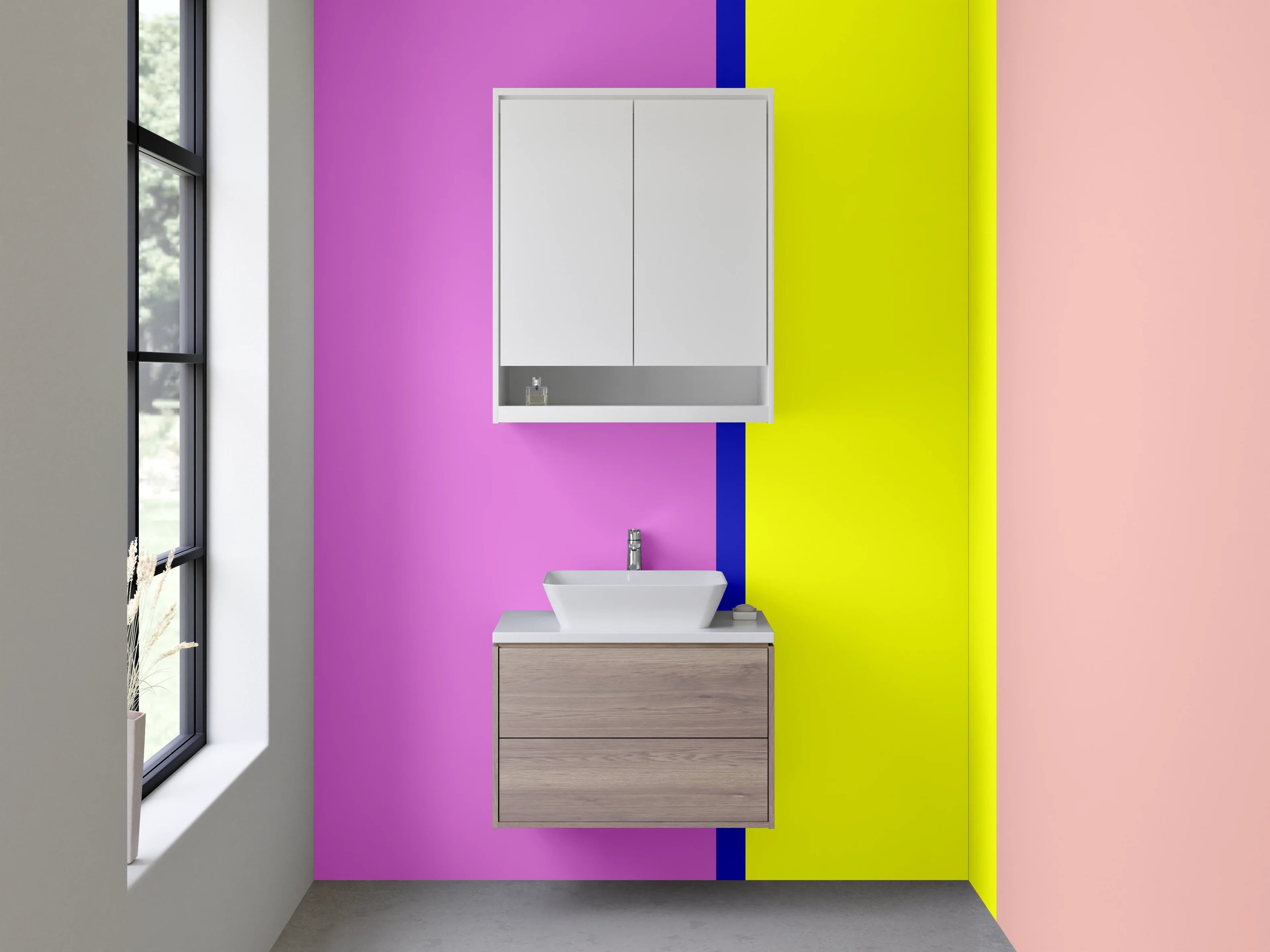 Waschbecken-Rückwand - Moderne Badezimmergestaltung