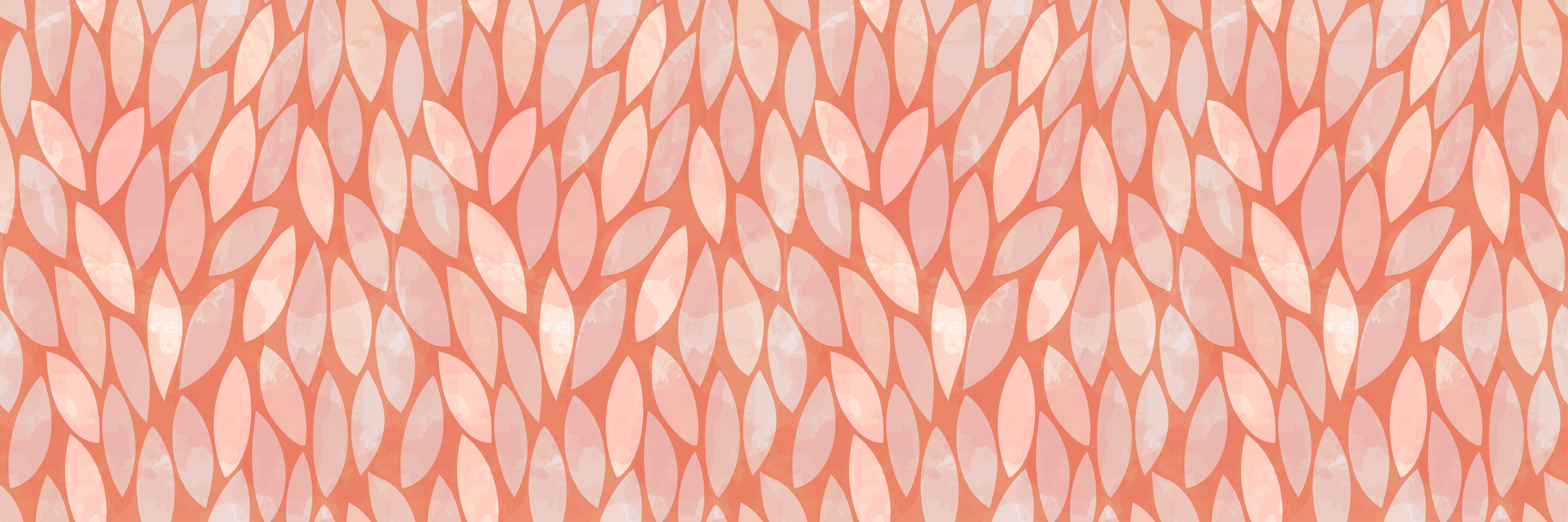 Waschbecken-Rückwand-Modernes Blattmuster in Rosa-Orange