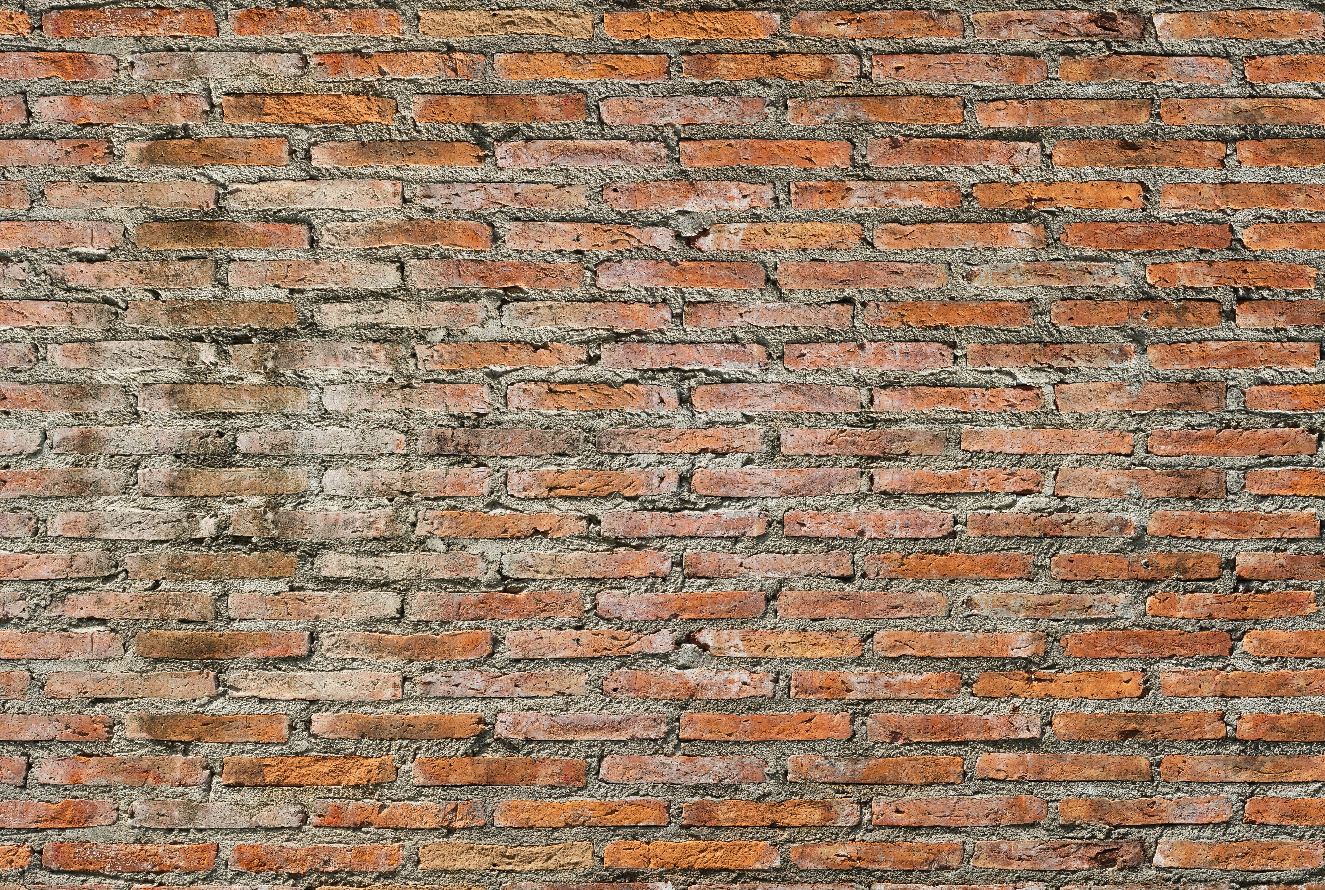 Waschbecken-Rückwand-Rustikale Backsteinwand in Erdtönen