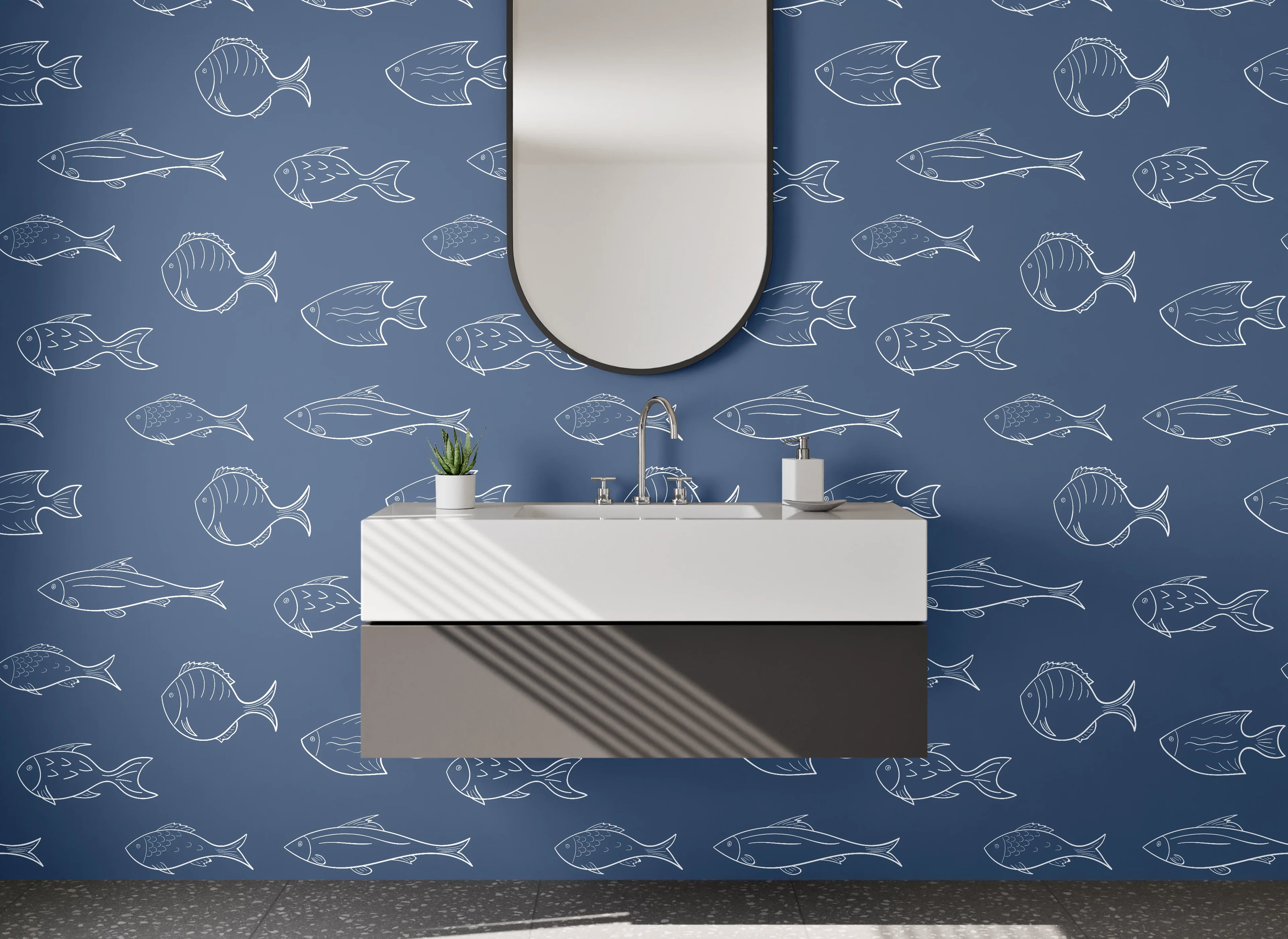 Waschbecken-Rückwand - Stilvolle Grau-Details für dein Bad