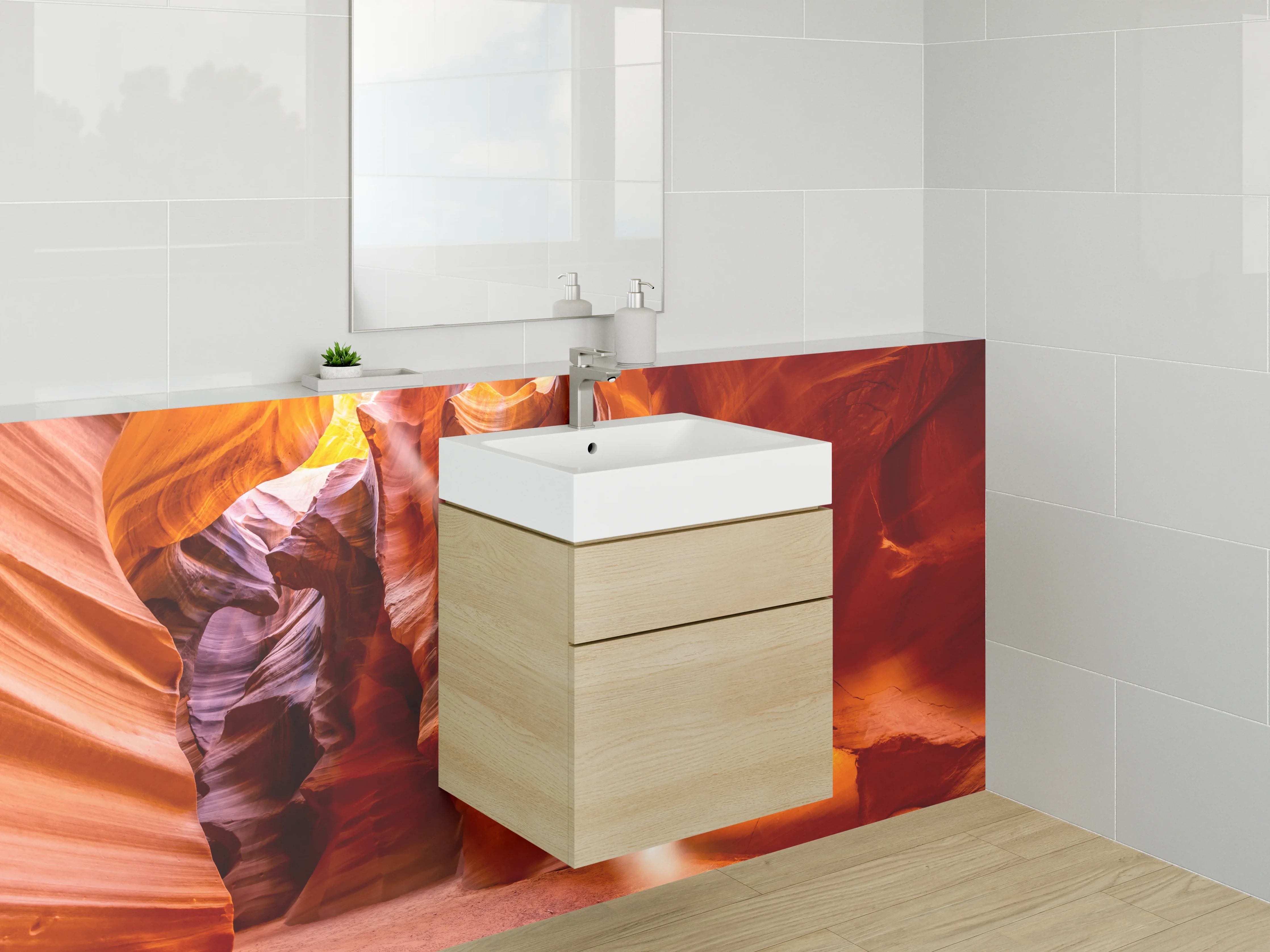 Waschbecken-Rückwand - Titel nicht verfügbar