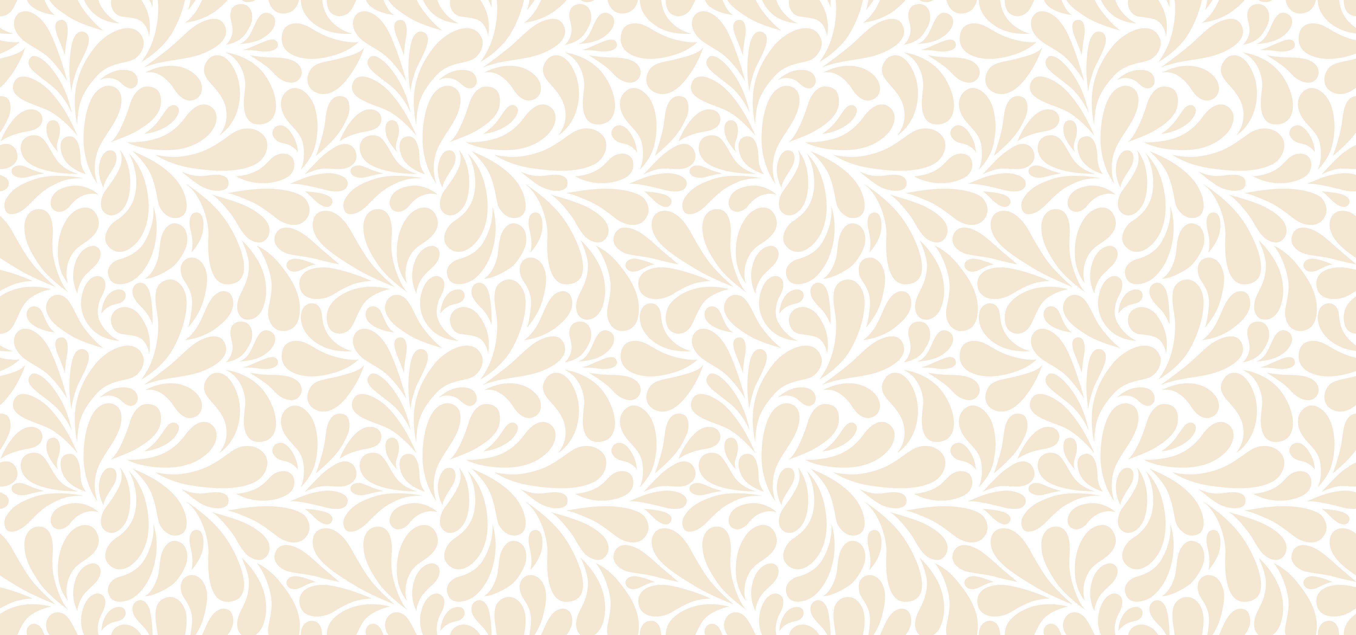 Waschbecken-Rückwand-Verspieltes florales Muster Beige Weiß