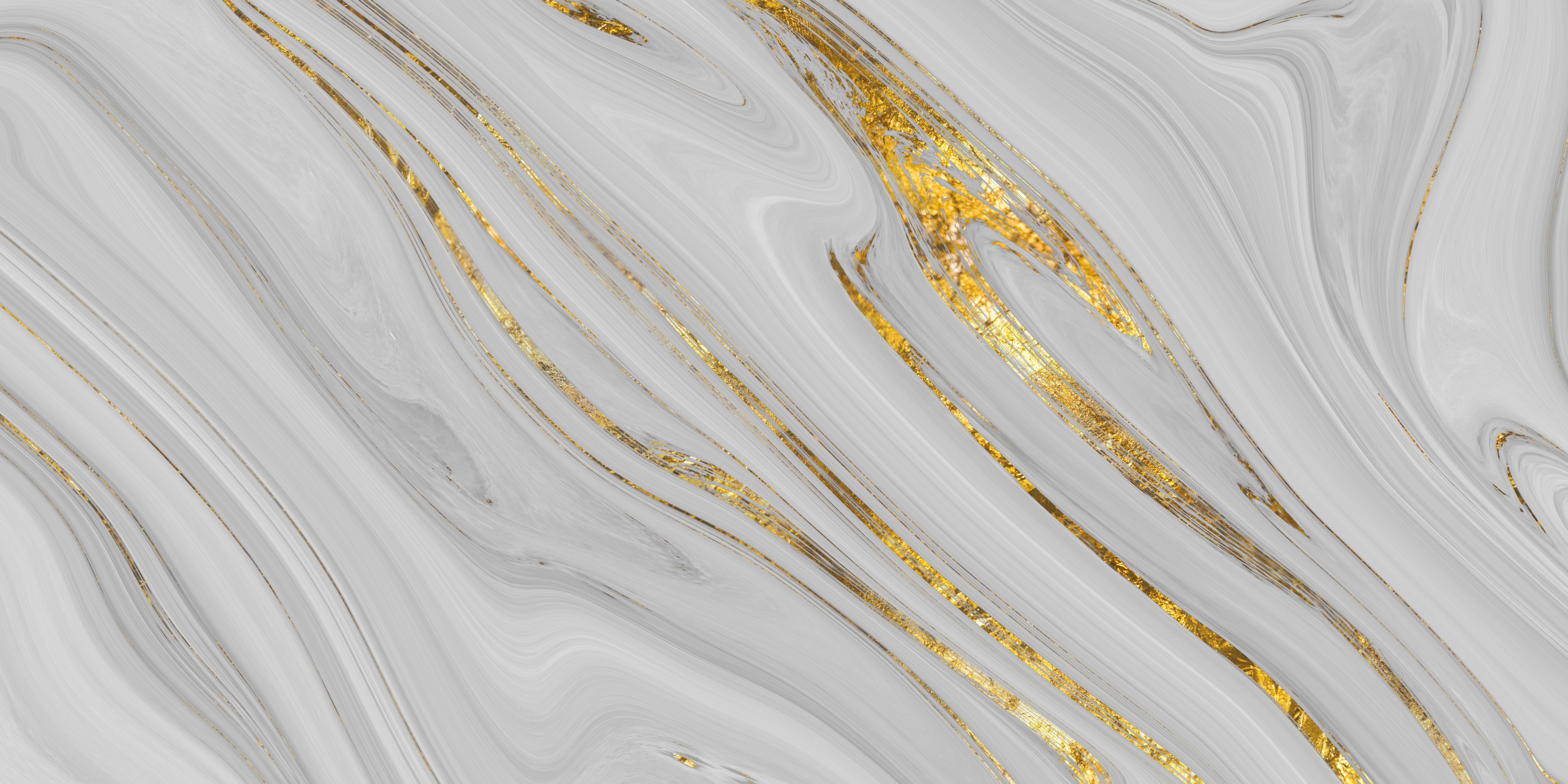 Waschbecken-Rückwand-Weiß-grauer Marmor mit Gold-Details