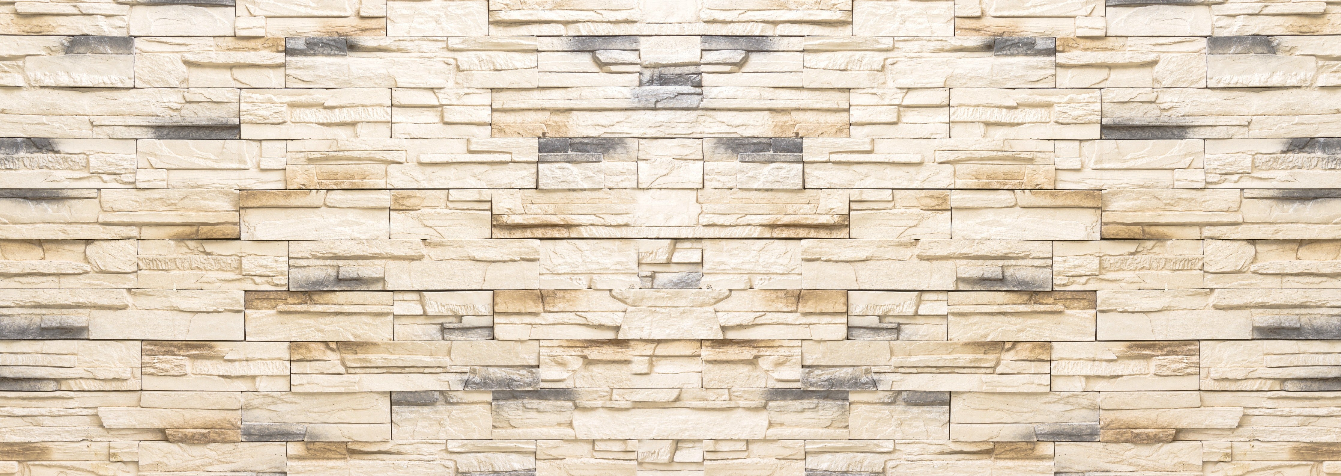 Waschbecken-Rückwand-Weiße Steinwand-Optik für Rückwände