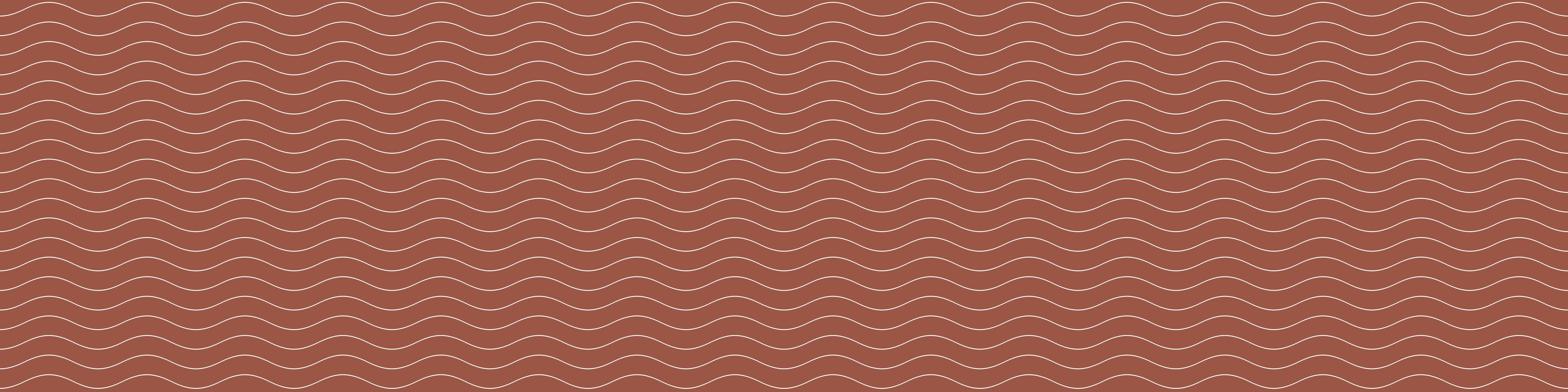 Waschbecken-Rückwand-Wellenmuster Terrakotta Design