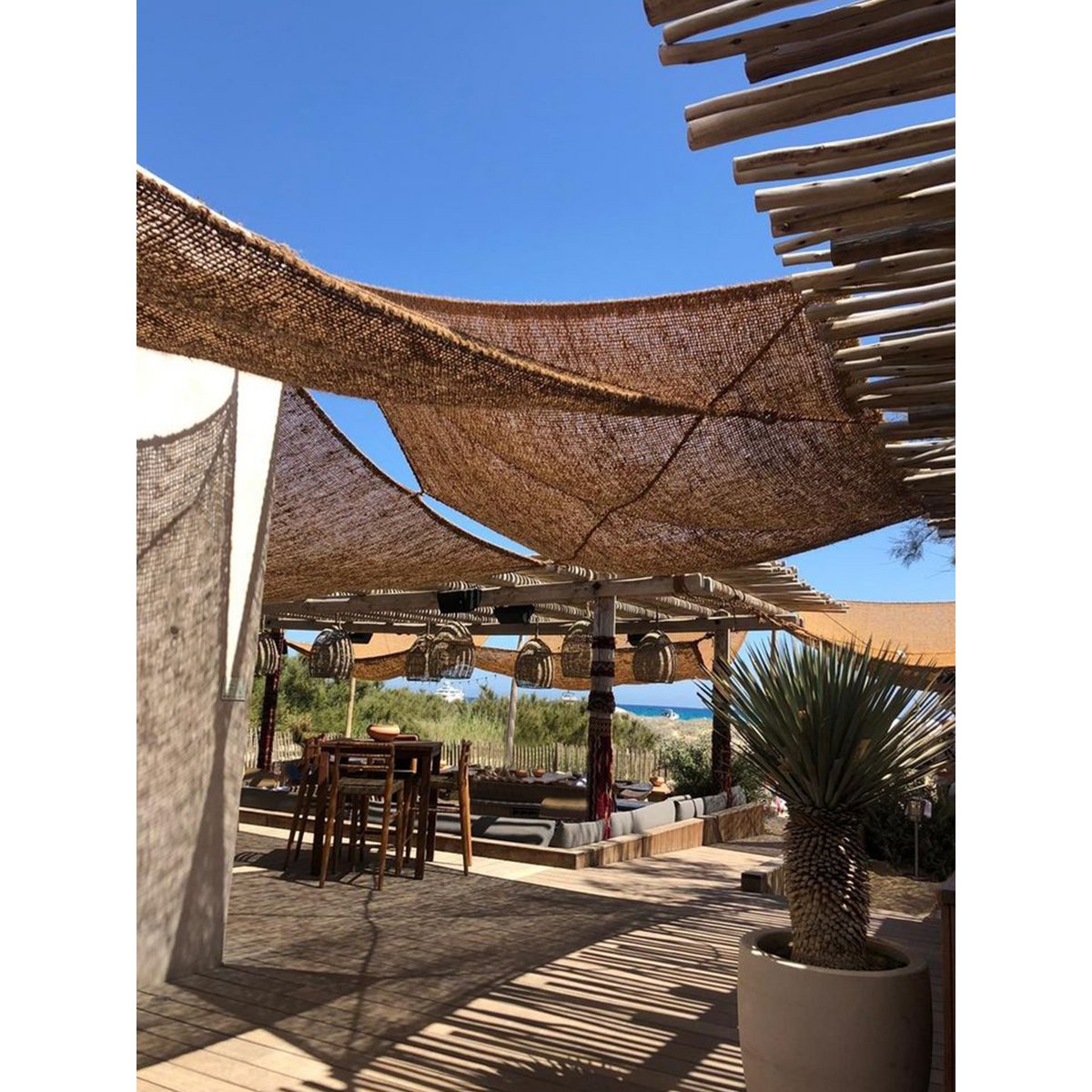 Das Coco Shade Square – Natur – 300 x 300