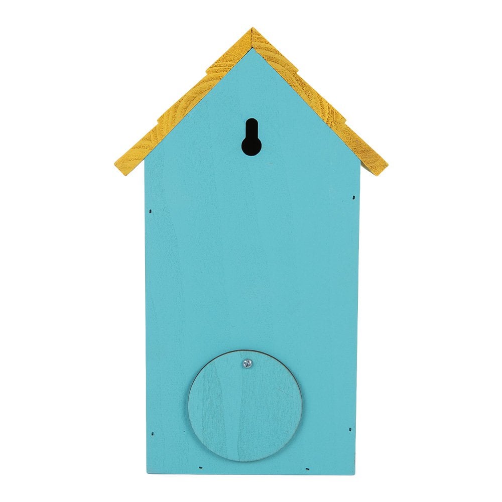 Vogelhaus 15x10x22 cm blaues Holz