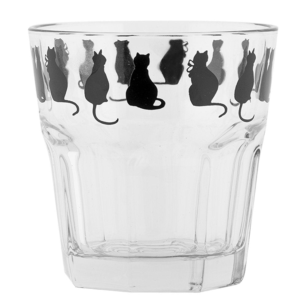 Wasserglas 200 ml transparente Glaskatze Trinkbecher