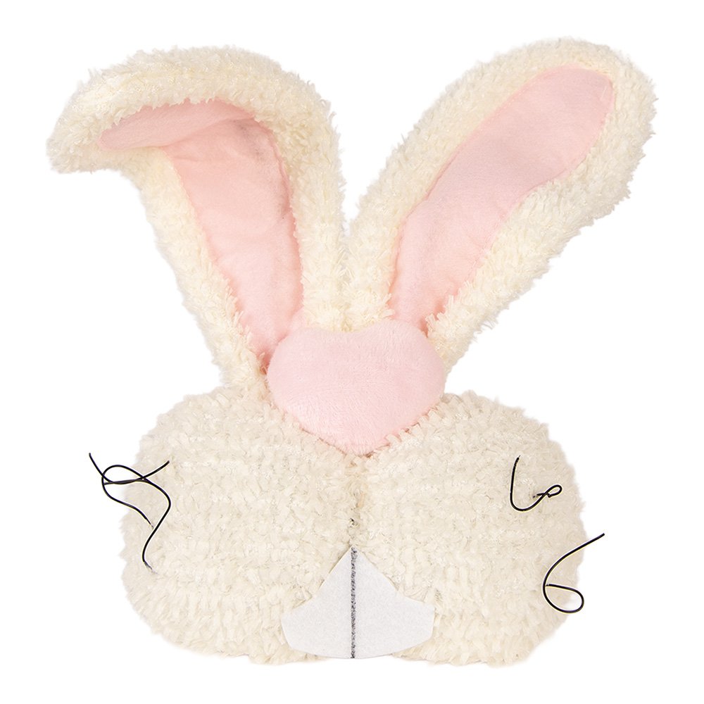 Dekokissen Hase 18x10x35 cm Beige Polyester