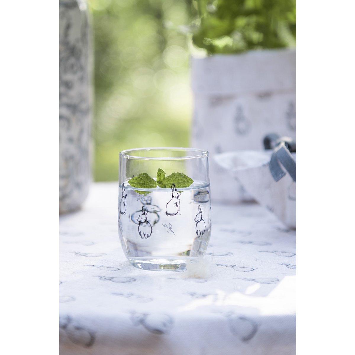 Wasserglas 300 ml Transparenter Kaninchen-Trinkbecher aus Glas