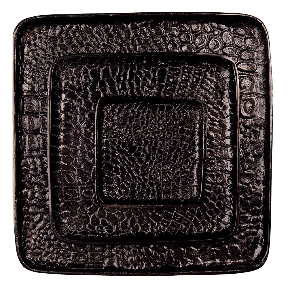 Tablett (3er-Set) 36x36x2 / 26x26x2 / 15x15x2 cm
