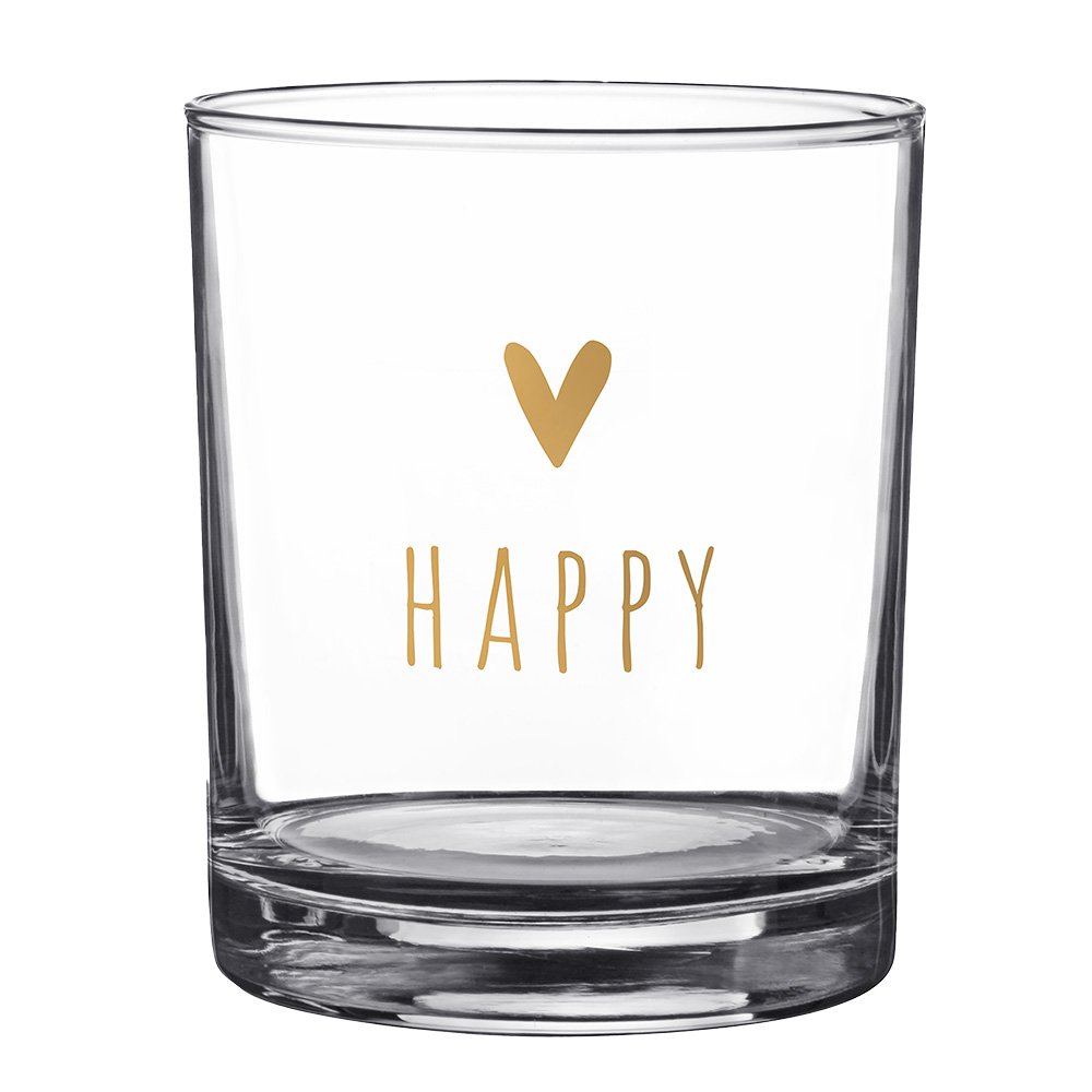 Wasserglas 230 ml Herz-Trinkbecher aus Glas