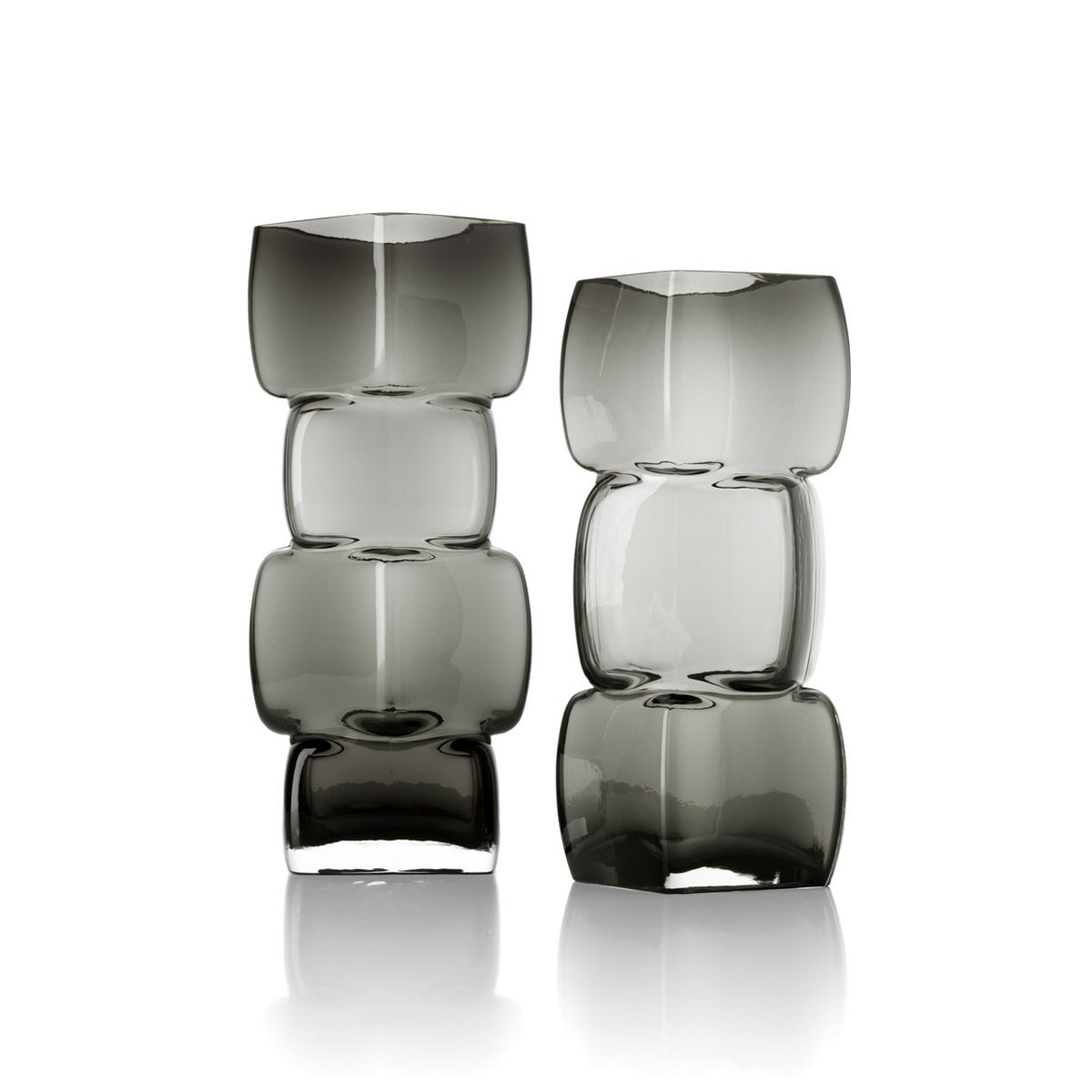 The Cubes Vase - Dunkelgrau - L