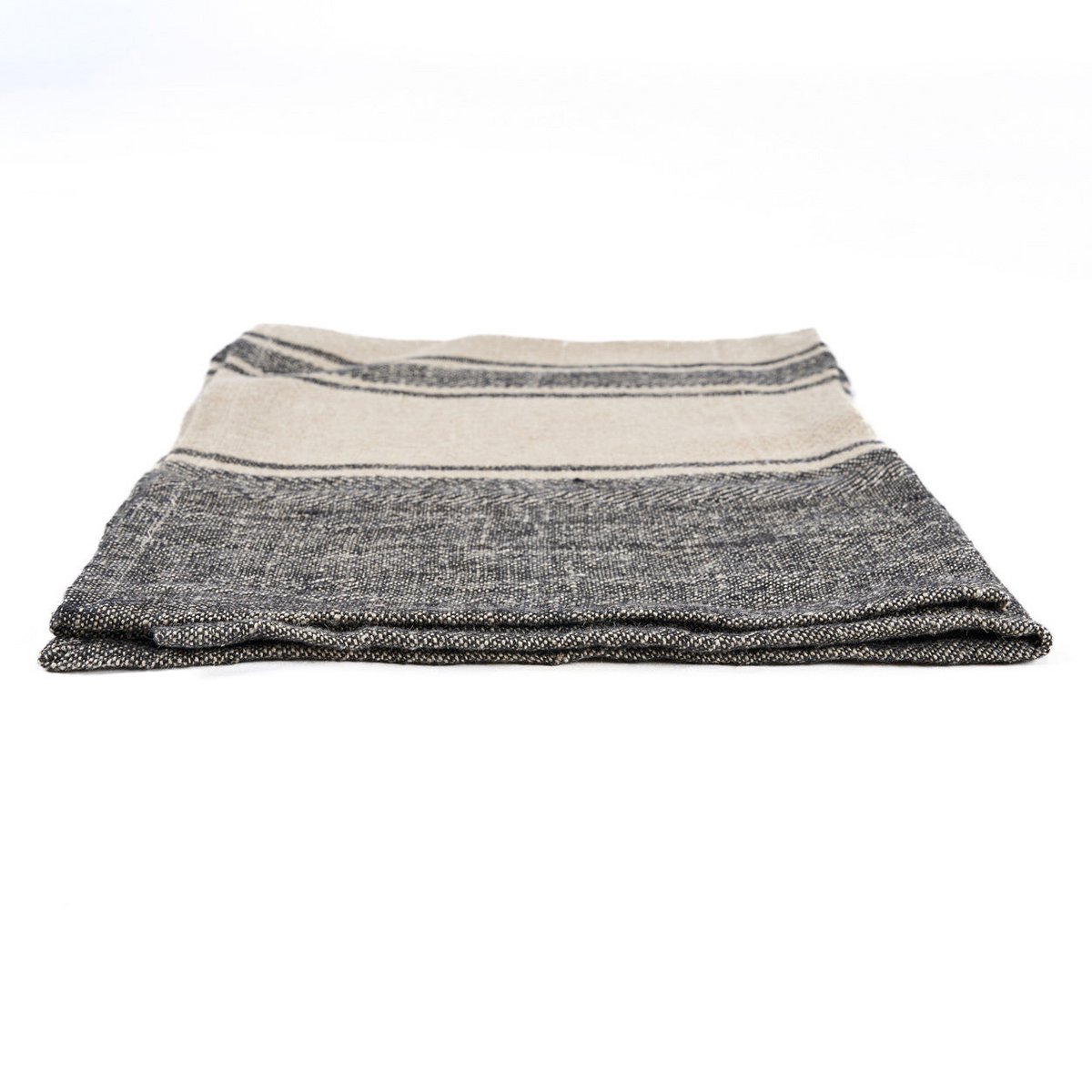 Das Linen Smudge Küchentuch – Naturschwarz – 50 x 70