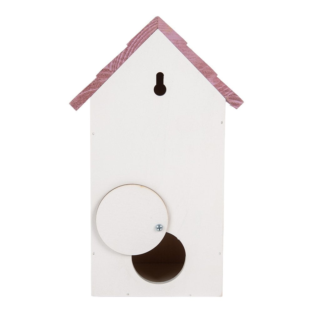 Vogelhaus 15x10x22 cm weißes Holz